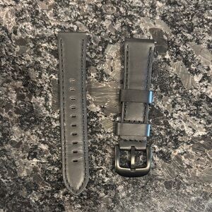Shinola Black 20MM new Leather Watch Strap
